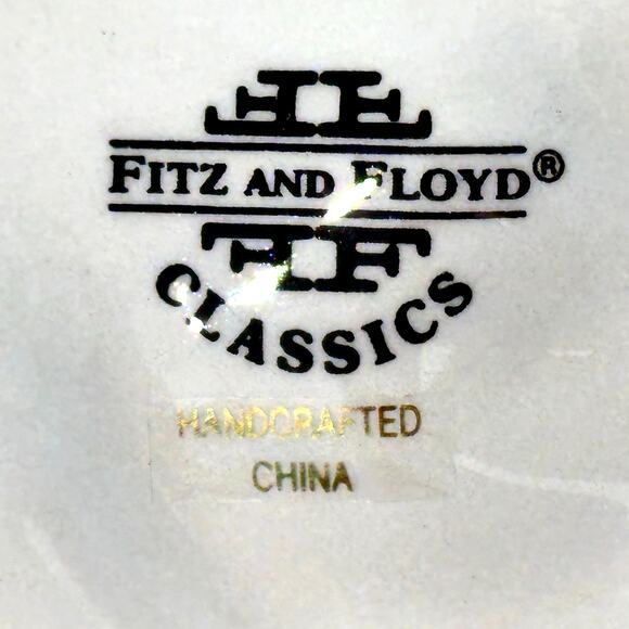 Fitz and Floyd Classics Gregorian 1994 Santa Canapé Server/Decorative Wall Plate - Picture 5 of 5
